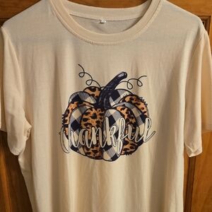 Thankful T Shirt - Cream